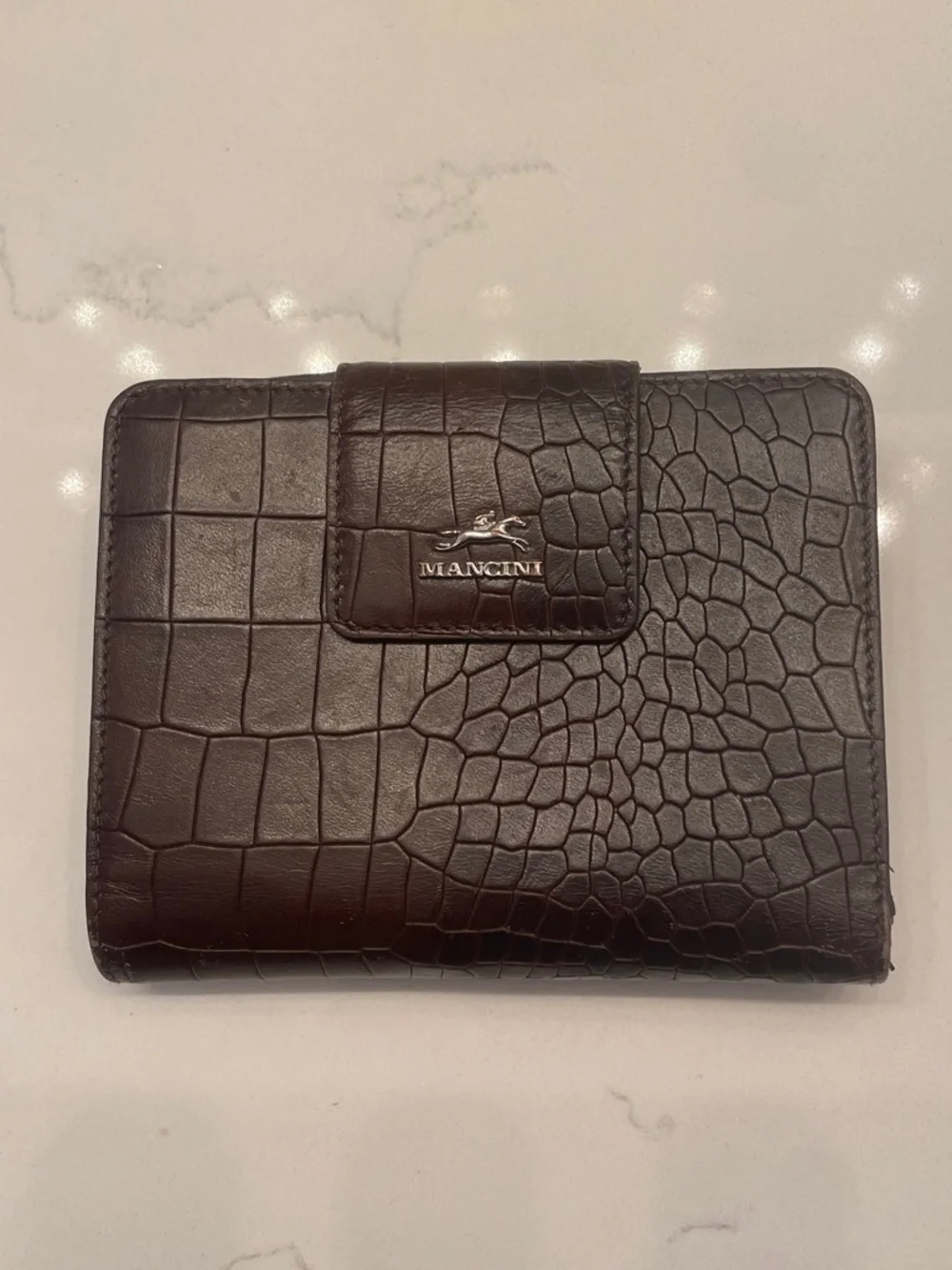 leather Mancini wallet
